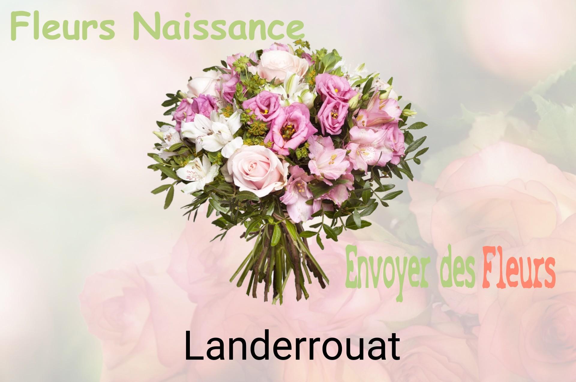 Bouquet de fleurs de naissance livré à Landerrouat